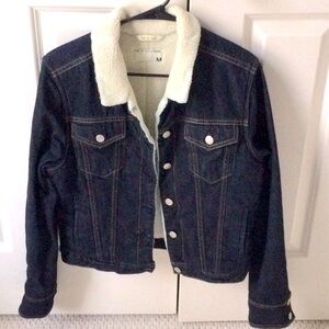 Rag and Bone denim Sherpa lined jacket